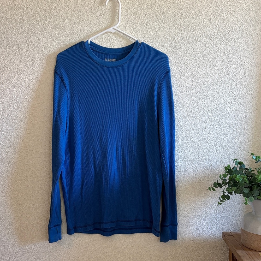 Old Navy Vibrant Blue Long Sleeve Tee